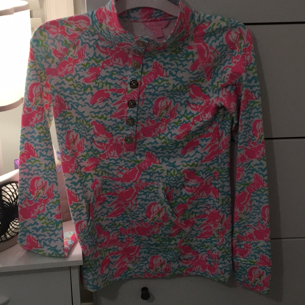 Pink green and blue